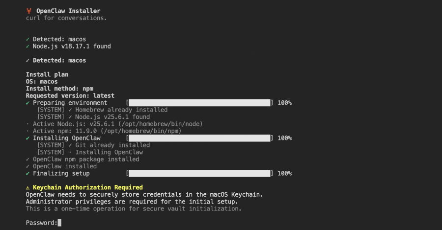 Paquete malicioso de npm que se hace pasar por instalador de OpenClaw despliega RAT y roba credenciales de macOS.