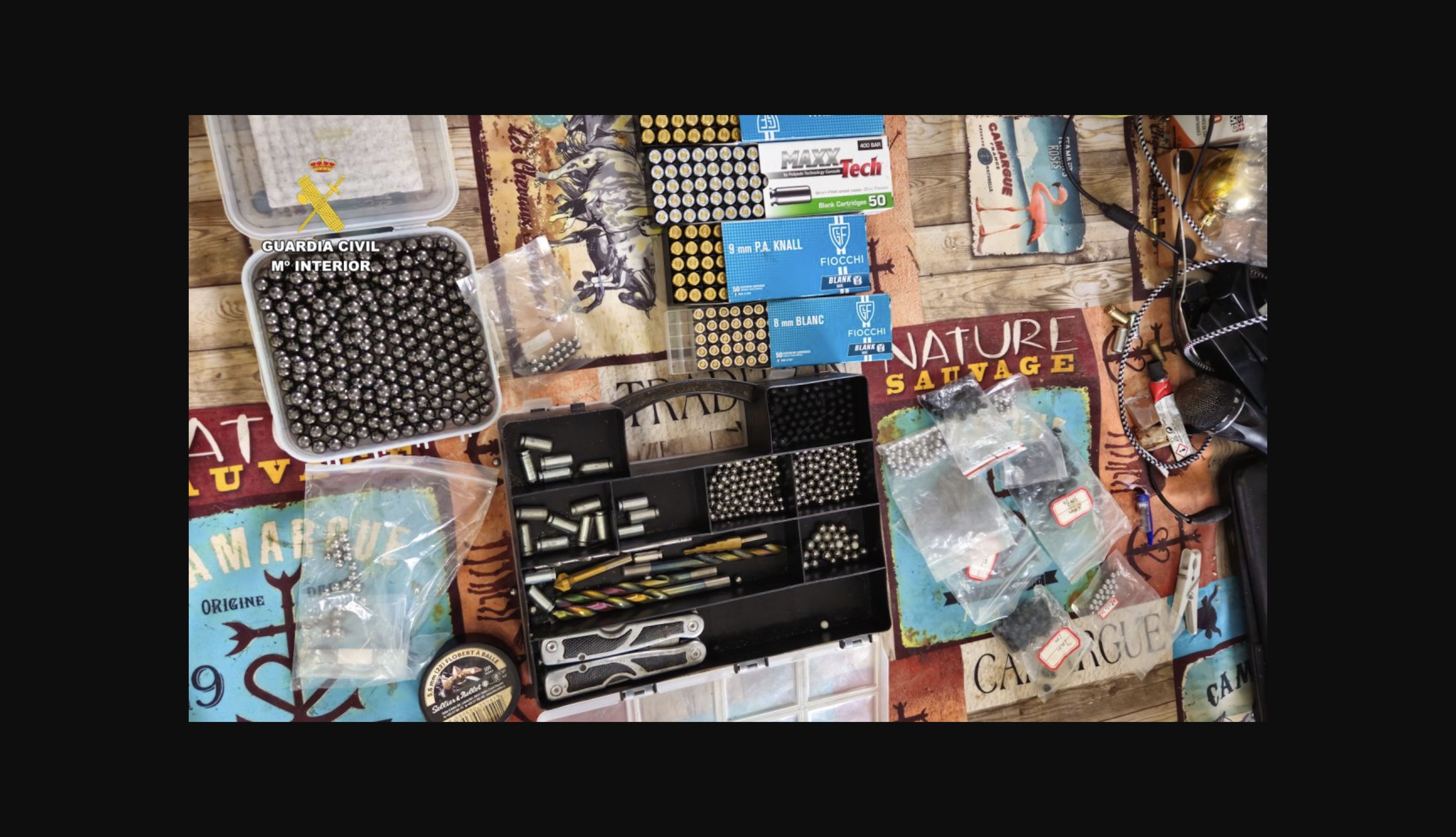 Un ciudadano belga y uno holandés producían armas para la delincuencia organizada en Almería.