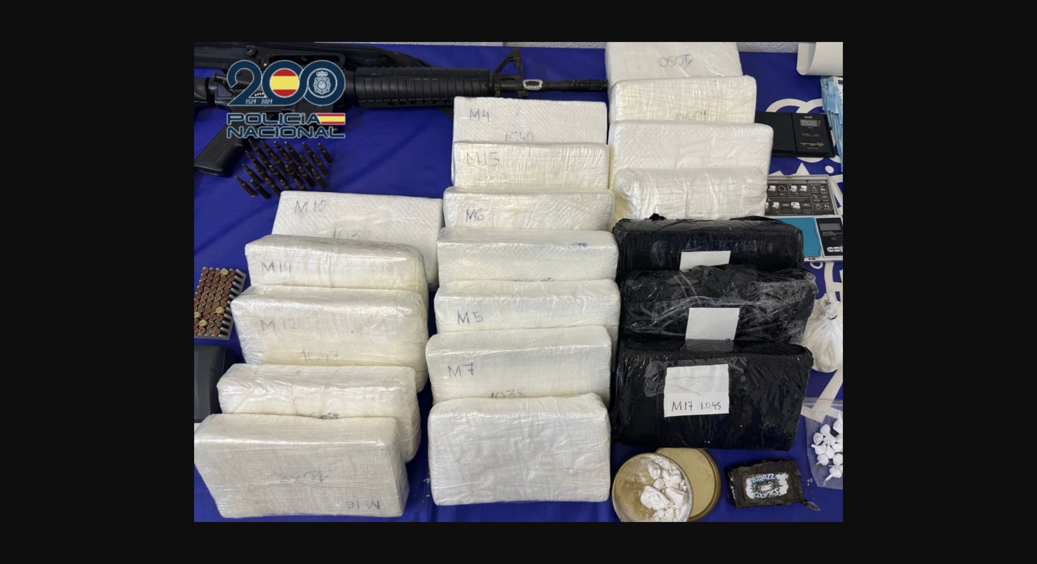 El grupo del barrio de la playa del Palo contaba con un agente de la policía de Málaga en nómina.