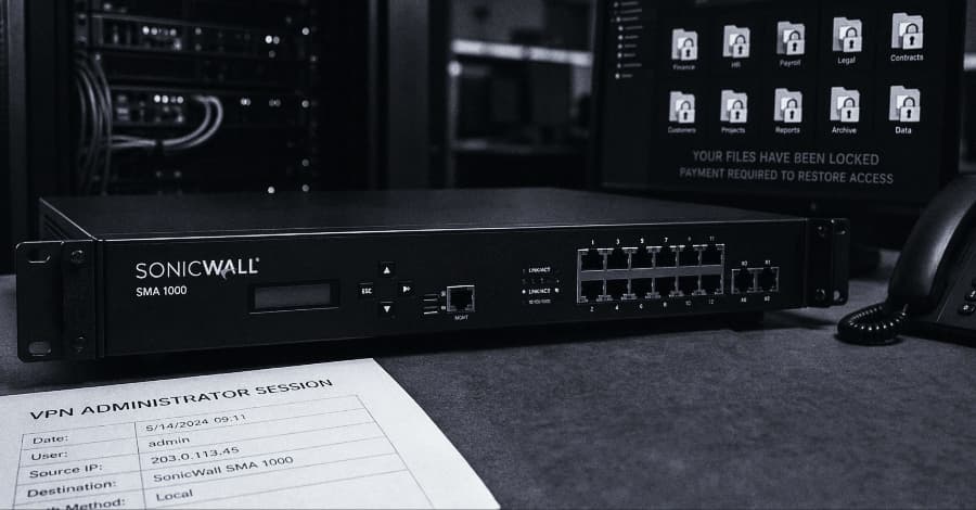 El ransomware INC se convierte en el actor dominante que explota vulnerabilidades de SonicWall SMA 1000.