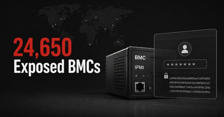 24,650 BMC expuestos en Internet revelan hashes de contraseñas IPMI antes del inicio de sesión.