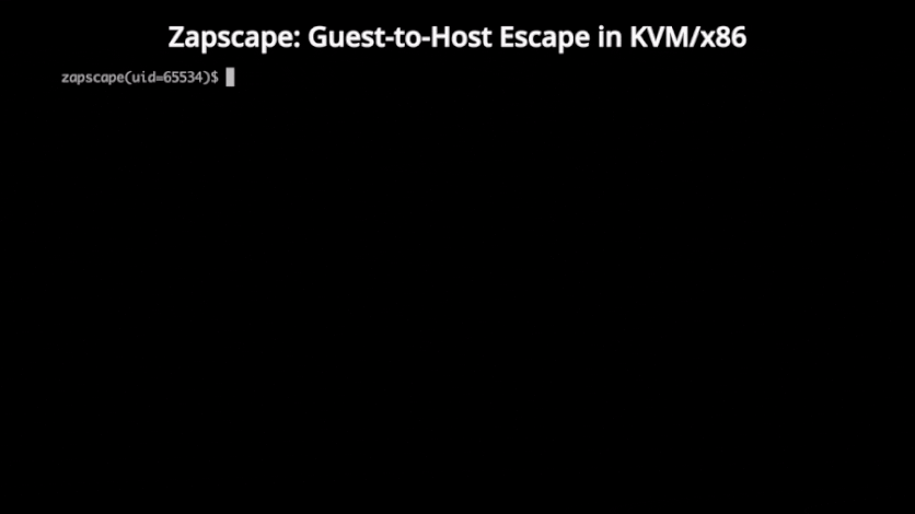 Nueva vulnerabilidad en Zapscape KVM podría permitir que código privilegiado de L1 escape a hosts Linux.